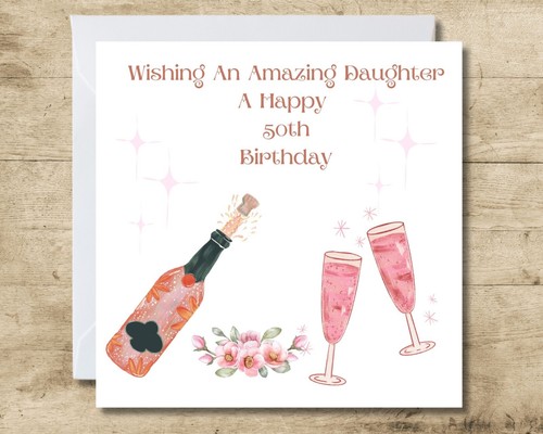 Personalised age birthday card - age,