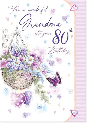 Doodlecards grandma 80th - doodlecards,