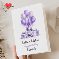 Personalised 80th Birthday