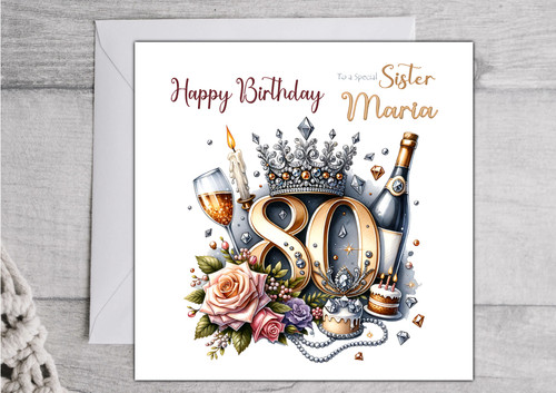80th personalised birthday - personalised,