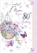 Doodlecards Mum 80th Birthday