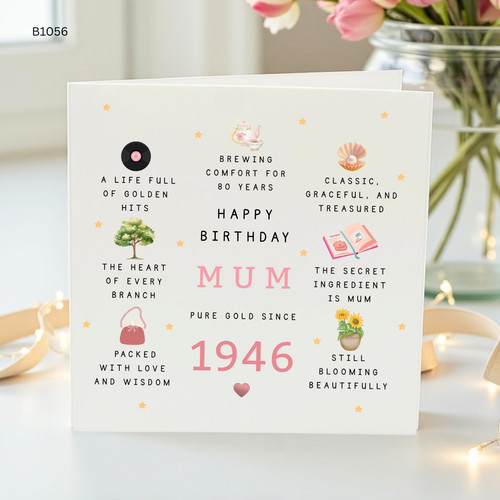 Personalised 80th birthday - personalised,