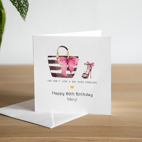 Personalised 80th birthday - 80th,
