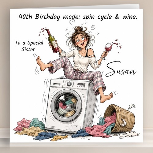 Personalised birthday card - personalised,