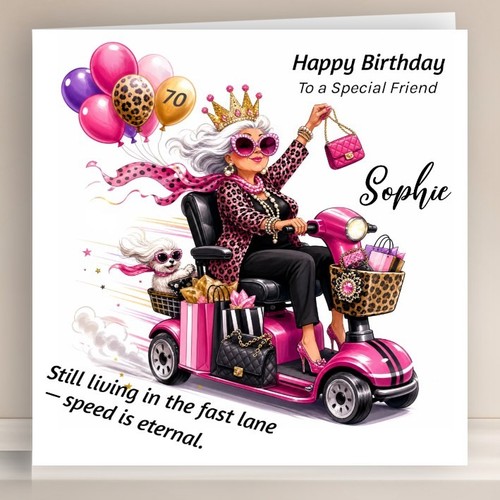 Personalised birthday card - birthday,