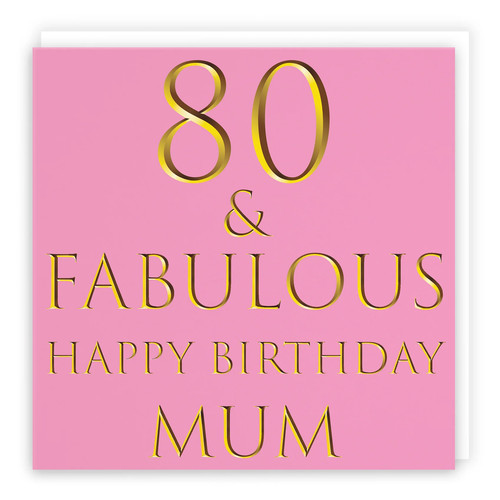 80th mum birthday card still - mum,
