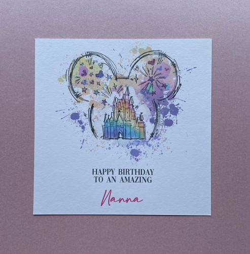 Birthday card mummy mum nan - card,