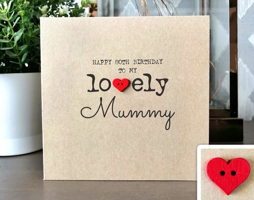 Handmade 80th birthday card - 80th,