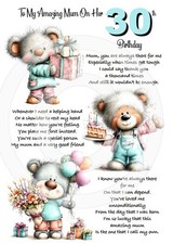 NEW Amazing Mum A5 Birthday