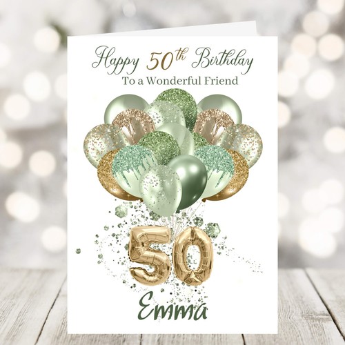 Birthday personalised cards - birthday,
