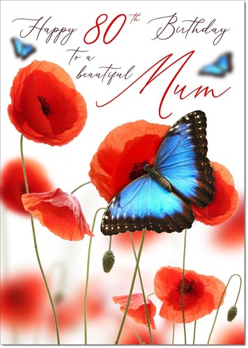 Doodlecards mum 80th birthday - doodlecards,