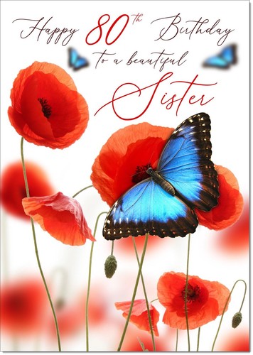 Doodlecards sister 80th - doodlecards,