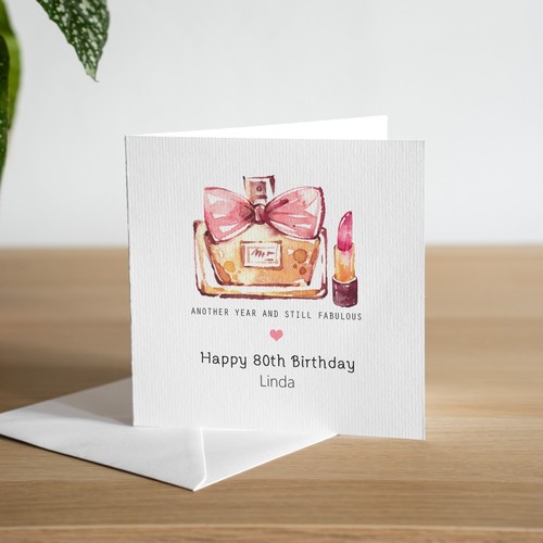 Personalised handmade 80th - personalised,