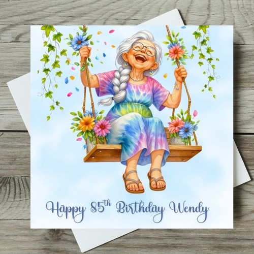 Fun birthday card - birthday, 75th