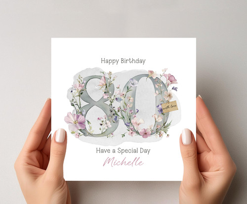 Personalised 80th birthday - 80th,