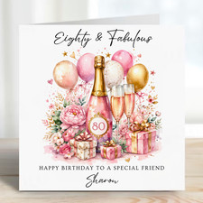 Personalised 80th Birthday