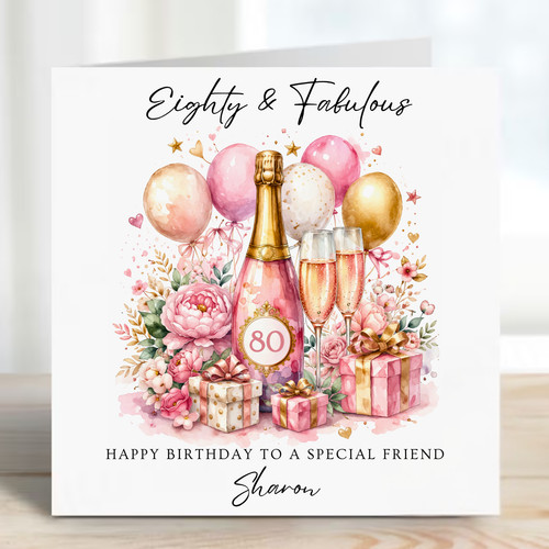 Personalised 80th birthday - personalised,
