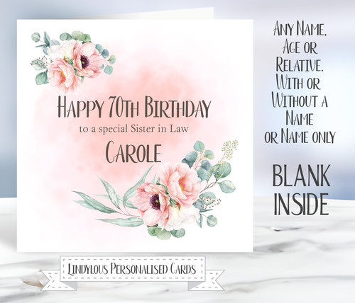 Flowers personalised birthday - flowers,
