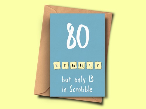 Funny 80th birthday - 80th, card