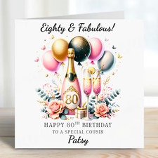 Personalised 80th Birthday
