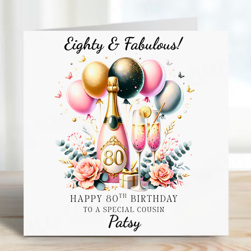 Personalised 80th birthday - personalised,