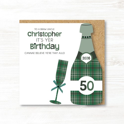 Personalised handmade scottish - handmade,