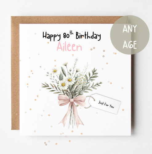 Personalised 80th birthday - 80th,