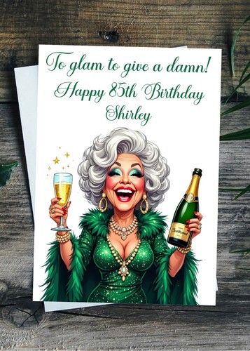 Personalised birthday card - personalised, any