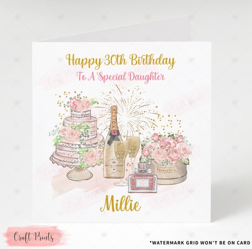 Personalised birthday card - personalised,