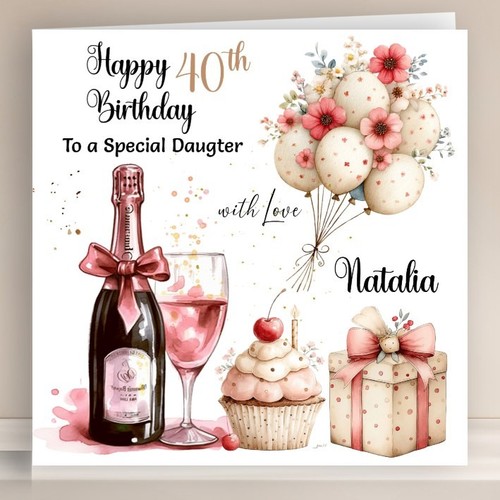 Personalised birthday card - birthday,