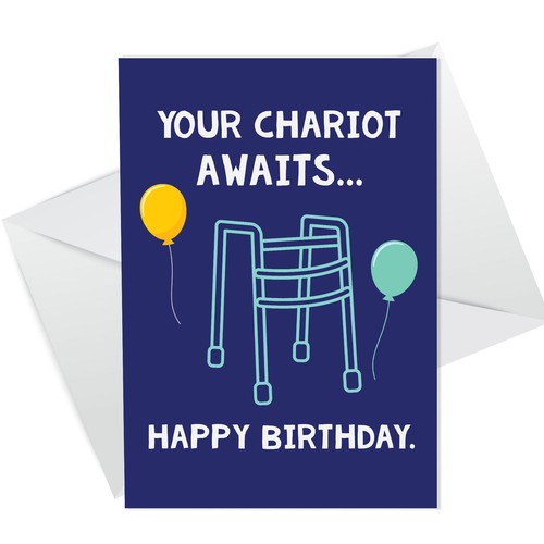 Funny birthday card for - funny, mum
