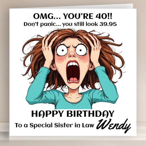 Personalised birthday card - personalised,