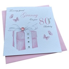 Handmade Personalised 80th