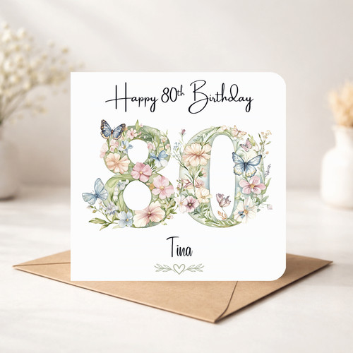 Personalised 80th birthday - personalised,