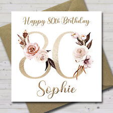 Personalised 80th Birthday