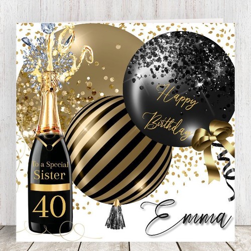 Personalised birthday card - personalised,