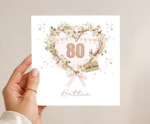 Personalised 80th birthday - 80th,