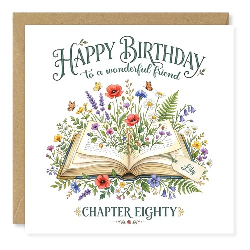Personalised 80th birthday - 80th,