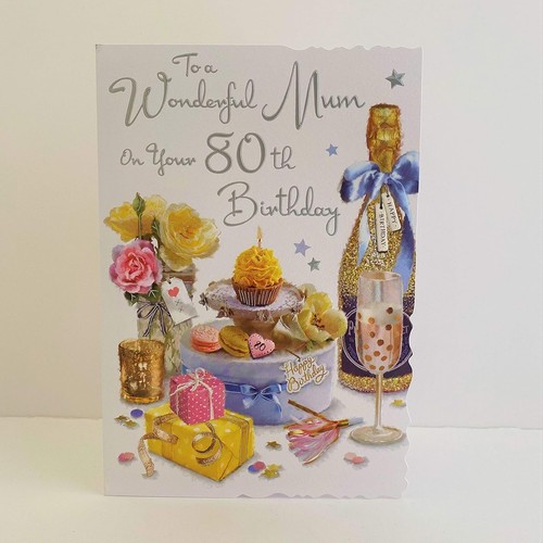 Wonderful mum 80th birthday - mum,