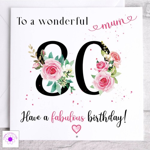 Personalised 80th birthday - 80th,