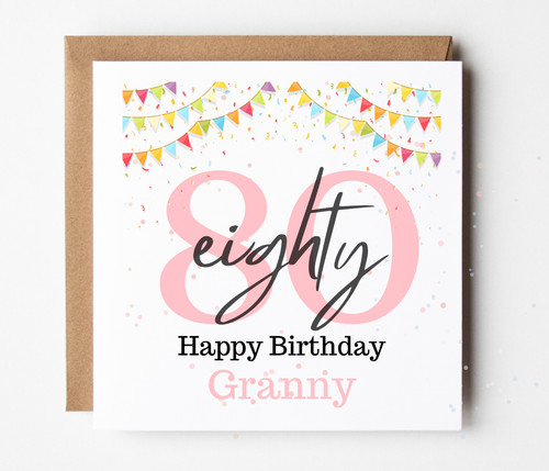 Personalised 80th birthday - personalised,