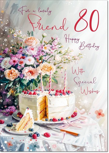 Doodlecards friend 80th - doodlecards,
