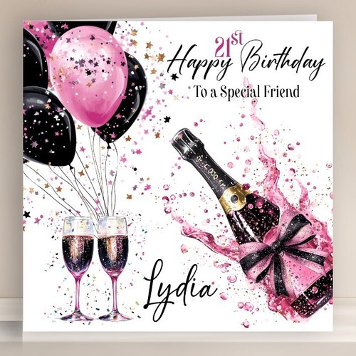 Personalised birthday card - personalised,