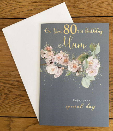 Your 80th birthday card - on,