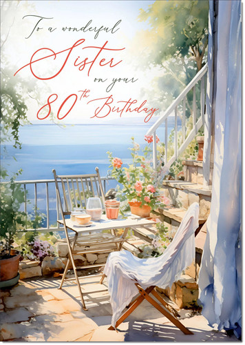 Doodlecards sister 80th - doodlecards,